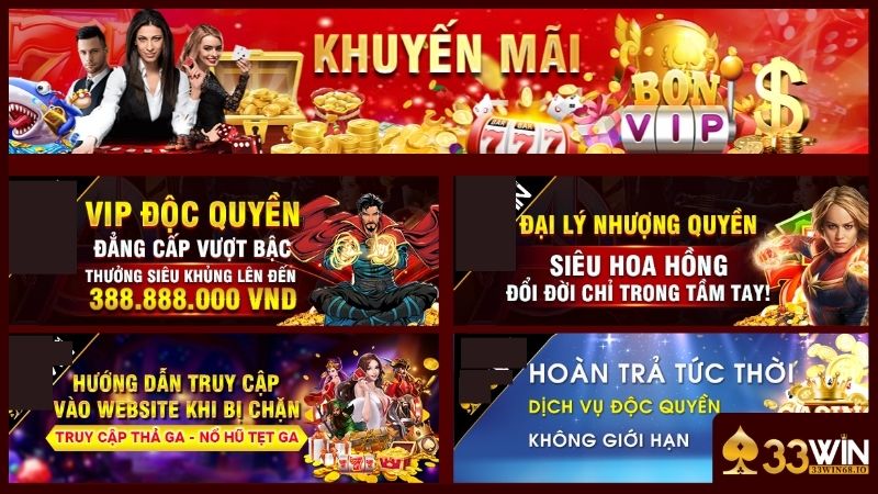 Nhận ưu đãi chào đón tân binh tại 33Win