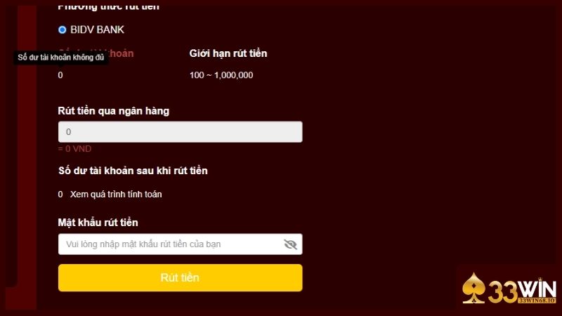 Bạn thực hiện giao dịch rút tiền trong giờ cao điểm